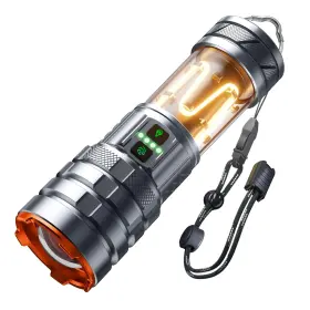 Led-silver-g580 Cotoala Led Flashlights High Lumens Rechargeable 90000 Super Bright Flas