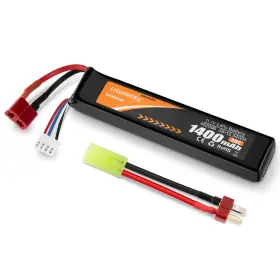 6x-ip99-k6l5 Crazepony Airsoft Battery 11.1v 1400mah 30c Rechargeable Lipo Hobby