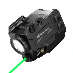 Cronhawk 735918833418 500 Lumens Tactical Weapon Flashlights Laser Sight - Rail-mounted Light And Gree