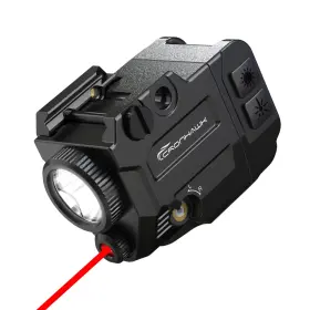 Cronhawk 738874858631 500 Lumens Tactical Weapon Flashlights Laser Sight - Rail-mounted Light And Red