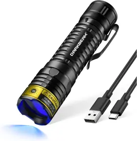 Darkbeam 445026267267 Uv Flashlight 365nm Blacklight Led Black Light Mini But Powerful Woods