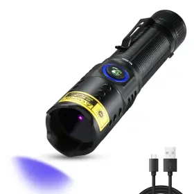 Darkbeam B62-365nm 365nm Uv Flashlight Black Light With Filter Powerful Blacklight Usb-c Rechar