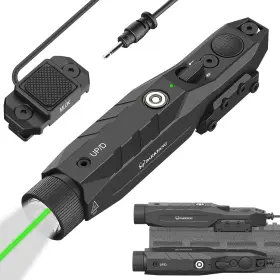 Darkfang 9066p Mlok And Picatinny Flashlight Laser Combo For Rifle 1450 Lumen Weapon Light