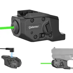 Defentac Df-53ls Green Laser Sight Is Exclusive Compatible With Glock G26/g27/g28/g33/g39 Only