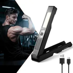 Dianzishangwu 00015a Gym Lamp For Posing Rechargeable Home Lighting Magnetic Led Work Light Wit