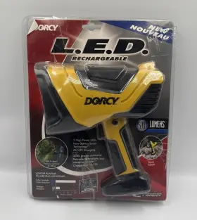 Dorcy 41-1080 Led Rechargeable 500 Lumens Cyber Spotlight 2.5 Hour Runtime