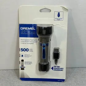 Dremel Hsfl-01 Home Solutions Usb Rechargeable Lithium-ion Flashlight 500 Lumens New
