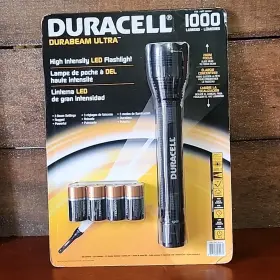 Duracell 897026910972 Durabeam Ultra Led Flashlight 1000 Lumens With Batteries