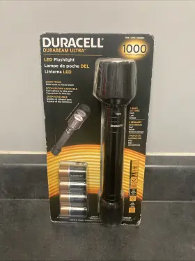 Duracell 897026911740 Durabeam Ultra Led Flashlight 1000 Lumens With Batteries