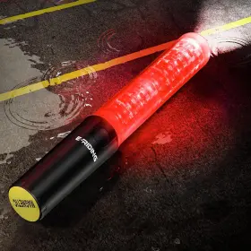 E-riding 313105398317 Rechargeable Traffic Wand 10 Inch Control Baton With Magnet Safety Lig