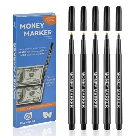 Ycb-5 Easycount E Counterfeit Money Detctor 5 Pack Bill Detector Pen. Marker Ycb-5 Easycount E Counterfeit Money Detctor 5 Pack Bill Detector Pen. Marker