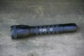 Elzetta C451 Charlie C333 Flashlight Crenulated Bezel Hi Low Tailcap