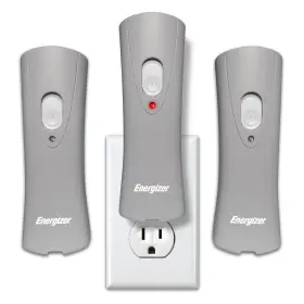 Energizer E304230100 Auto-on Led Flashlights Rechargeable 3-pack For Home 3 Pack Gray