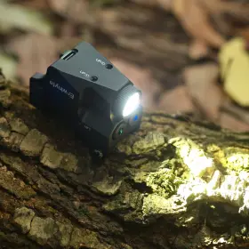 Erwinyte D40f-gb 500 Lumens Pistol Flashlight Blue/green Laser Sight For Rechar