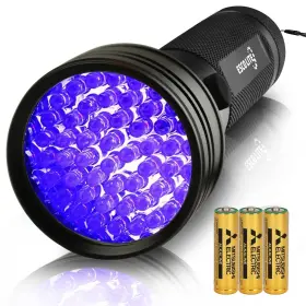 Esco Lite Esco-0044 51 Led Uv Flashlight Black Light For Pet Urine Detection Dog Cat Stains Strong