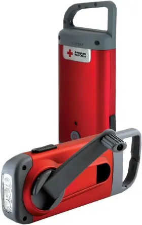 Eton 744759230010 American Red Cross Crank-powered Clipray Clip-on Flashlight And Smartphone Ch