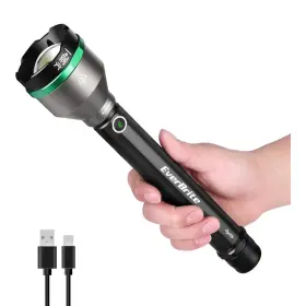 Everbrite 820909001874 5000 High Lumens Rechargeable Flashlight 5 Modes Zoomable Tactical Fl Everbrite 820909001874 5000 High Lumens Rechargeable Flashlight 5 Modes Zoomable Tactical Fl