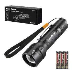 Everbrite E011148 400 Lumens Aluminum Led Flashlight Zoomable With Lanyard&clip 4
