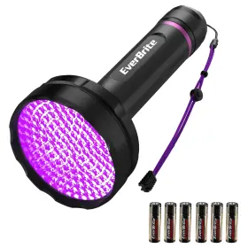 E011170 Everbrite Uv Flashlight 128 Led Blacklight Flashlights 395nm Black Light F E011170 Everbrite Uv Flashlight 128 Led Blacklight Flashlights 395nm Black Light F