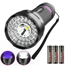 E011179ae Everbrite Led Flashlight Multifunctional With Uv And White Light 395nm Bla