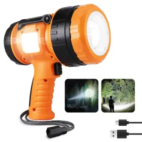Everbrite E051019a Zoomable Rechargeable Spotlight With Foldable Stand Handheld Led F