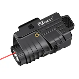 Ezshoot A00zm372 800 Lumens Pistol Light Laser Combo Rechargeable Compact Flashlight W