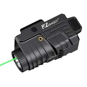 Ezshoot A00zm373 800 Lumens Pistol Light Laser Combo Rechargeable Flashlight With Slid