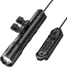 Ezshoot A00zm375 1800 Lumens Tactical Rifle Flashlight With Pressure Switch Fla