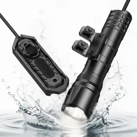 Ezshoot A00zm377 1800 Lumen 24 500 Candela Ip67 Waterproof Aluminum Rifle Flashlight
