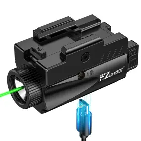 Ezshoot Sw-57 1000lm Rechargeable Green Laser Pistol Light Glock/picatinny Rail
