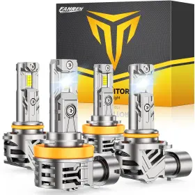 Fahren Fa1105z110514 Upgraded H11/h9/h8 9005/hb3 Light Bulbs Combo Super Bright H11 9005
