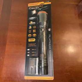 Farpoint 845181053755 5000 Led Super Bright Rechargeable Flashlight With P-bank For Emergency