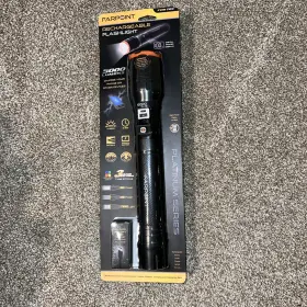 Farpoint Flfr5004 5000 Led Super Bright Rechargeable Flashlight With P-bank For Emergency
