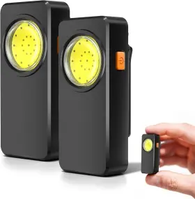 Favorbrite 445048866868 2pack Rechargeable Edc Flashlight With 4 Lighting Modes 600 Lumens Running Ligh