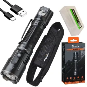 Edb-fen-tk25r Fenix Tk25r 3600 Lumen Led Tactical Police Duty Flashlight Red/uv/flashing