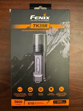 Fenix Tk35r 5800 Lumen W Uv Usb Rechargeable Led Tactical Edc Flashlight Case