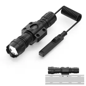 Feyachi Fl22 Tactical Flashlight 1200 Lumens Led Light M Lock Rail Mount Ar F