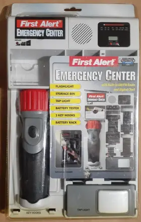First Alert 794802802701 New Emergency Center 80270 Am/fm Radio Digital Clock Flashlight