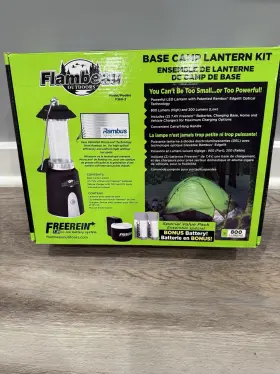 Flambeau F360-2 Outdoors Base Camp Lantern Kit Rechargeble System Model