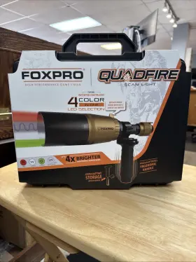 Foxpro 831621011362 Quad Fire Scan Light 4-color Led Hunting Spotlight Quadfiresc