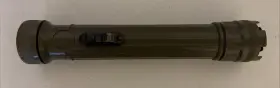 Fulton Mx-994 U.s. Military Mx-994/u Flashlight Red Clear And White Lens Needs New Bulb
