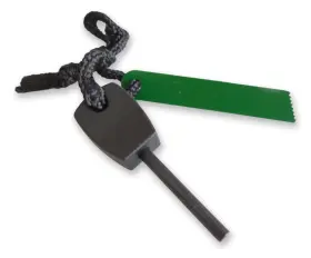 Gadgets Collection 717520901808 Emergency Fire Starter Magnesium Flint Stick Lanyard Striker Lighter Camp Sur