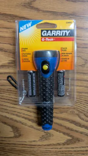 Garrity G300g G-tech Krypton Flashlight New Old Stock Sealed Package