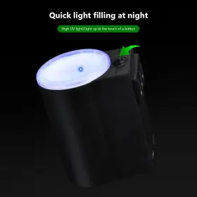 Jlo1-fqzsp Garvee Rdw8 Rechargeable Portable Waterproof Night Fishing Bait Filling Flashlight