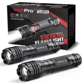Gearlight 023614204848 2 Pk Gear Light Led Mini Tactical 3 Modes Zoomable Beam High Lumens Flashlights
