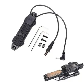 Ne04040-bk Gembed Peq 15 Dual Pressure Switch Tactical Remote Flashlight Tape L