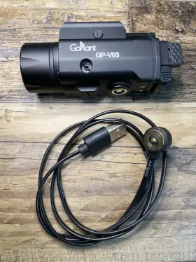 Goplant Gp-v03 Tactical Light Green Laser Combo With Usb Magnetic Charger
