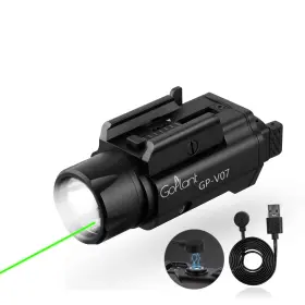 Goplant Gp-v07 2250 Lumens Weapon Laser Light Combo - Adjustable Rail-mounted L