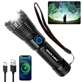 Grace Marci Gm-fl-hh011 Rechargeable Flashlights High Lumens Super Bright 10000 Powerful Fla