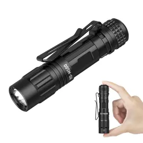 Griplite Gl8074-f Pocket Flashlight 500 Lumens Dual Fuel Rechargeable Aa Led Light Small Edc